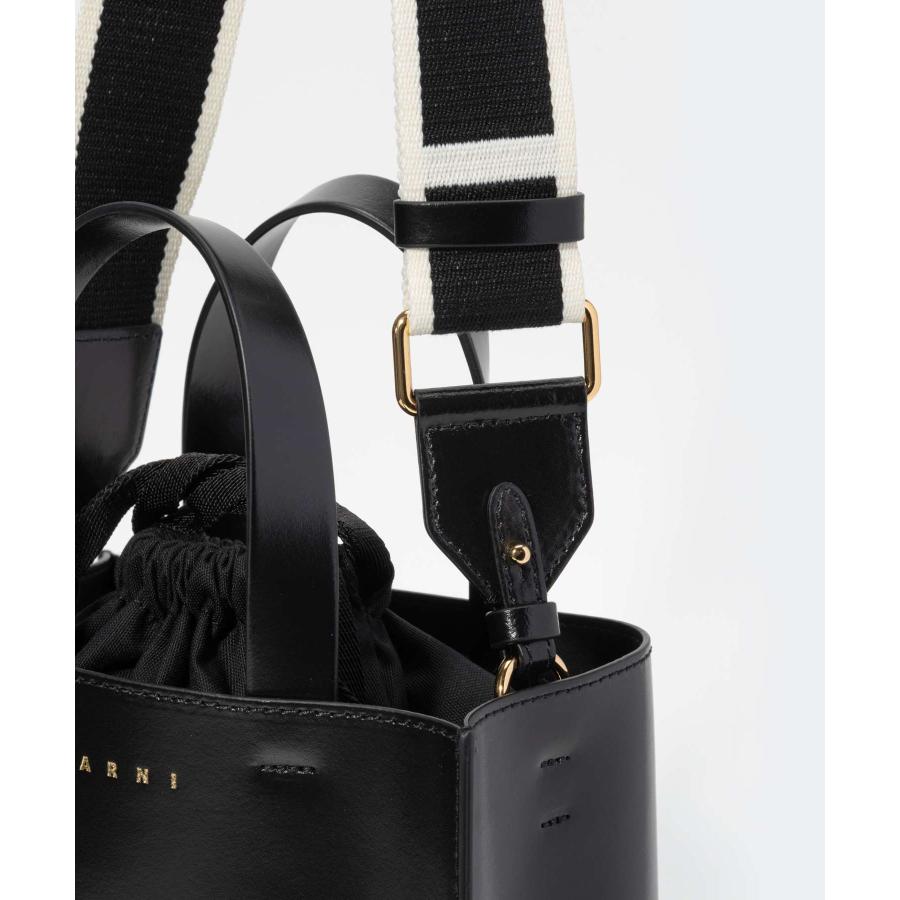 マルニ MARNI SHMP0039U1 LV639 トートバッグ レディース バック ミュゼオ ミニ 3way シンプル  MUSEO BAG MINI ブラック 爆買の画像