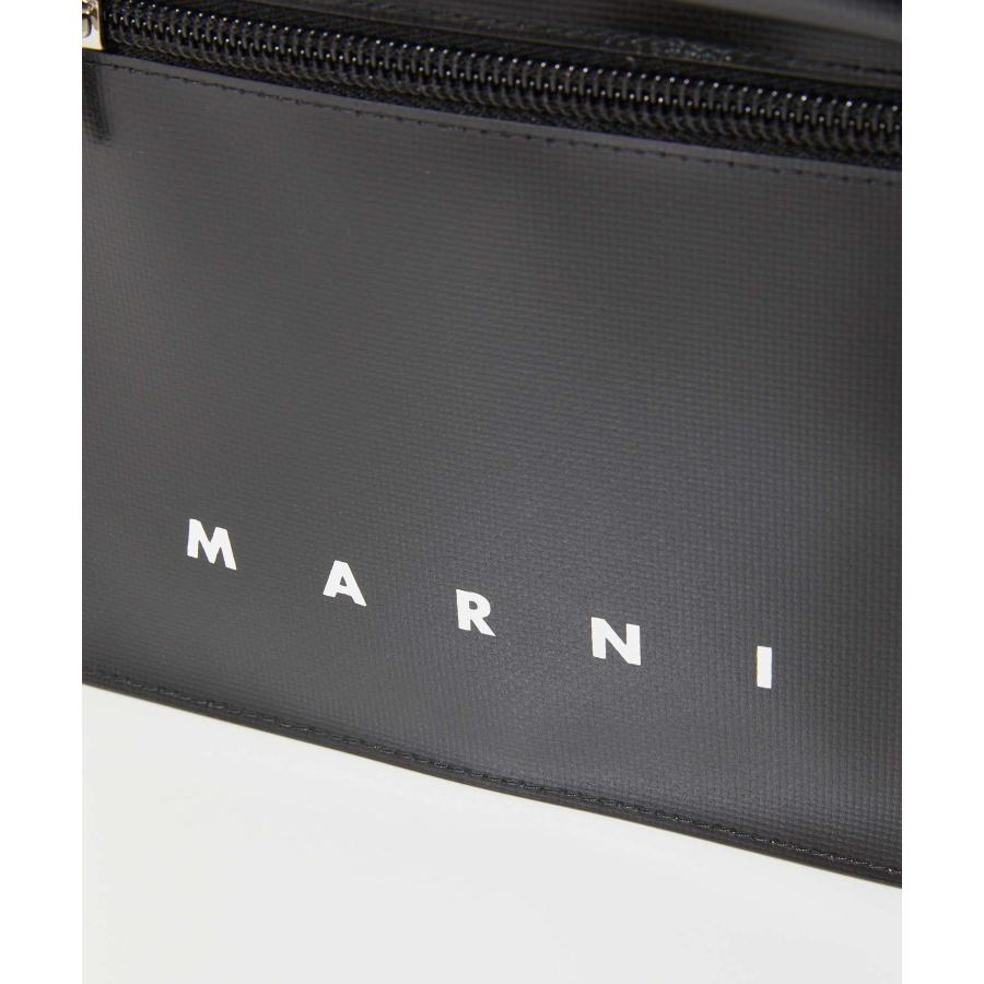 マルニ MARNI SBMQ0036A1 P5769 ショルダーバッグ メンズ バッグ ミニショルダー サコッシュ ポシェット ブラック リーフグリーン｜u-stream｜09