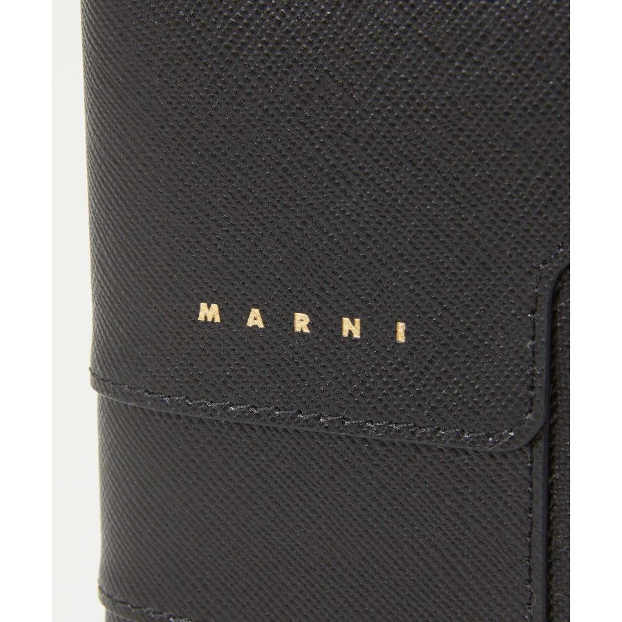 マルニ MARNI PFMO0076U0 LV520 カードケース レディース ファッション ビジネス 無地 本革 レザー ギフト ブラック｜u-stream｜07