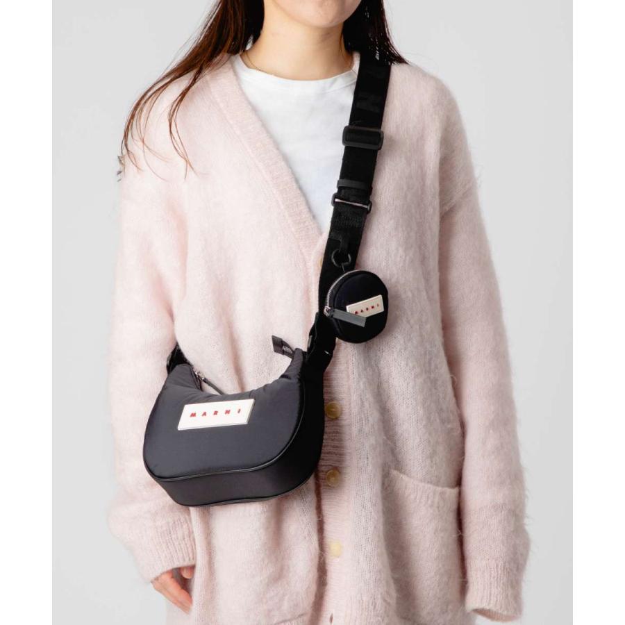 【大幅値下げ】マルニ　ホーボーバッグ ブラック ナッパ製 ラージ ホーボーバッグ | Marni