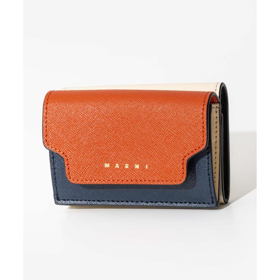 MARNI（マルニ） MARNI PFMOW02U23 LV520 三つ折り財布 TRIFOLD