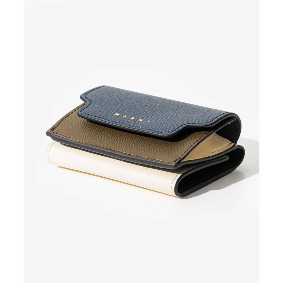 MARNI（マルニ） MARNI PFMOW02U23 LV520 三つ折り財布 TRIFOLD