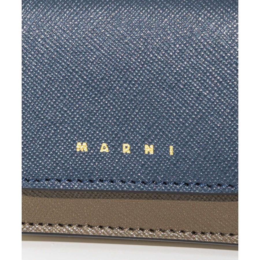 MARNI（マルニ） MARNI PFMOW02U23 LV520 三つ折り財布 TRIFOLD