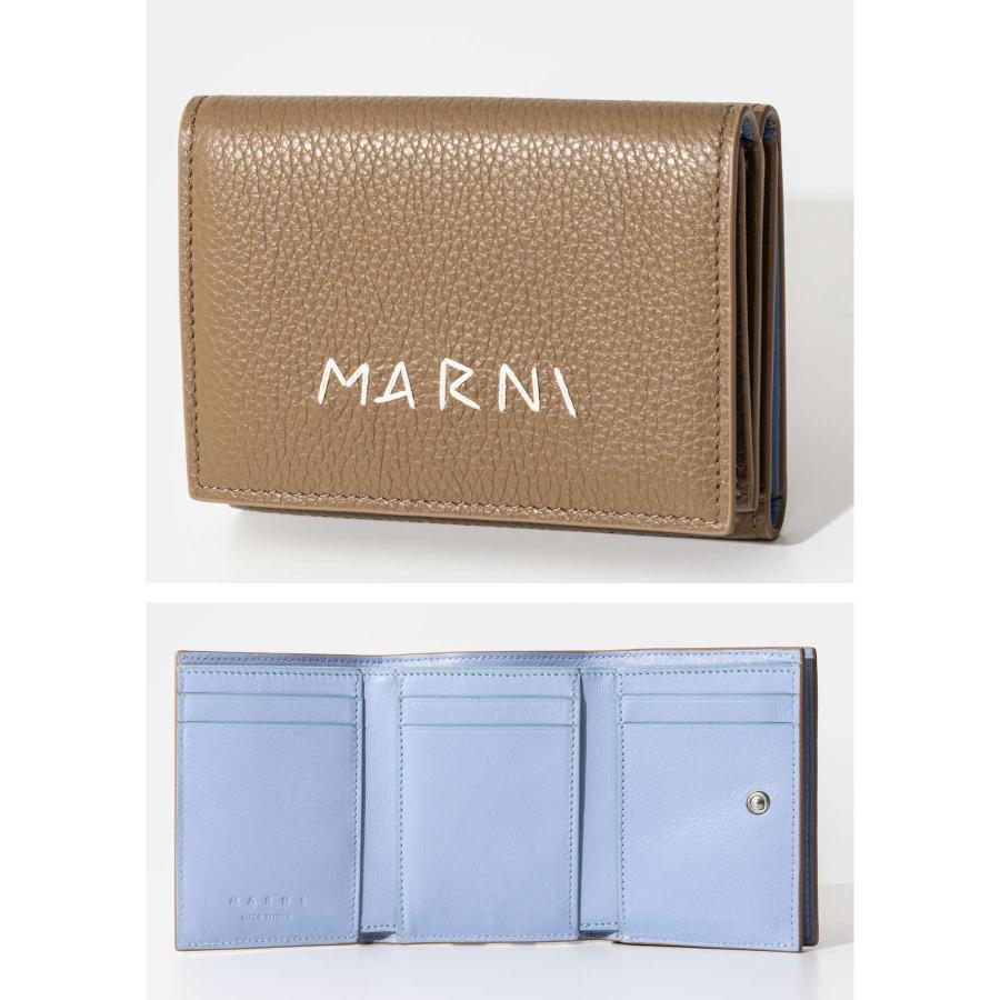 MARNI マルニ PFMO0105U0 P6533 三つ折り財布 TRIFOLD
