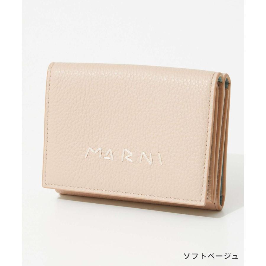 MARNI（マルニ） MARNI PFMO0105U0 P6533 三つ折り財布 TRIFOLD