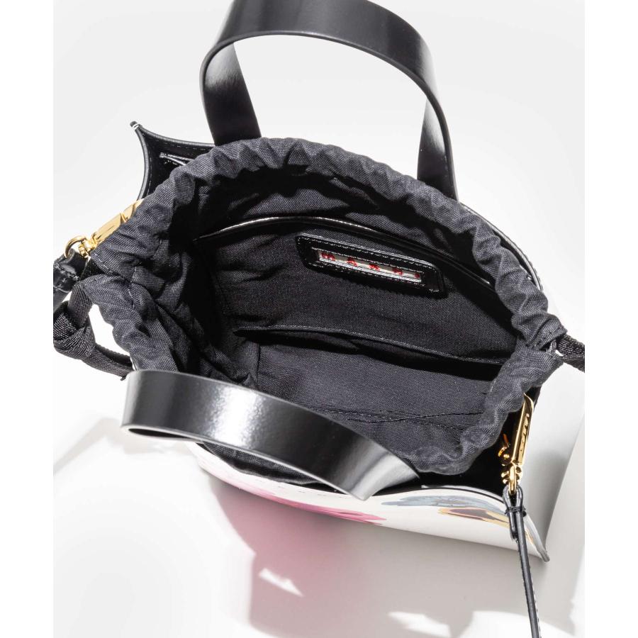 マルニ MARNI SHMP0039Q5 P6925 トートバッグ MUSEO BAG MINI レディース バッグ ミュゼオ ミニ ロゴ レザー ミニショルダーバッグ 爆買の画像