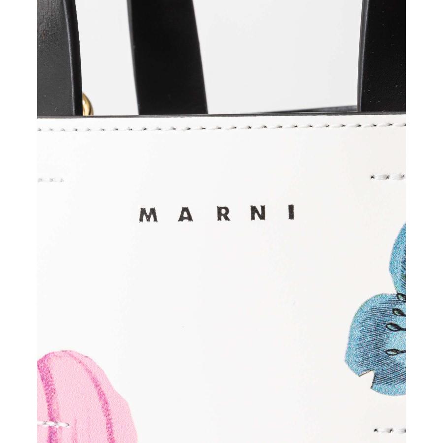 マルニ MARNI SHMP0039Q5 P6925 トートバッグ MUSEO BAG MINI レディース バッグ ミュゼオ ミニ ロゴ レザー ミニショルダーバッグ 爆買の画像