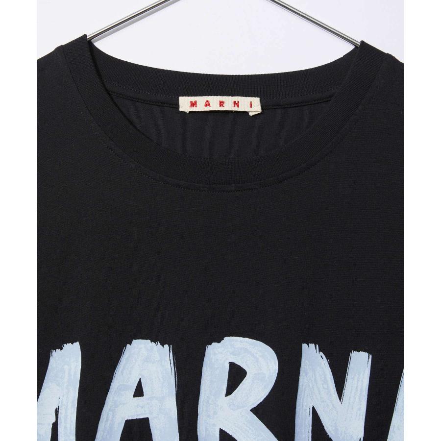 MARNI - マルニ MARNI THJE0294P1 USCS11 Tシャツ　長袖　ロゴ MARNI マルニ トップス 長袖 Tシャツ ロンT THJE0294P1 USCS11