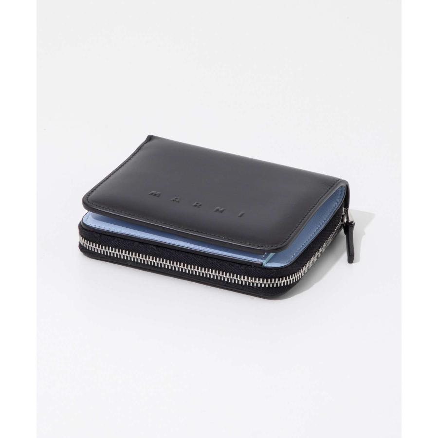 MARNI マルニ PFMI0096Q0 P5298 二つ折り財布 COMPACT ZIP