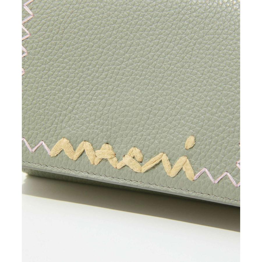 MARNI（マルニ） MARNI TRIFOLD WALLET WITH MARNI SYMBOL LOGO 三