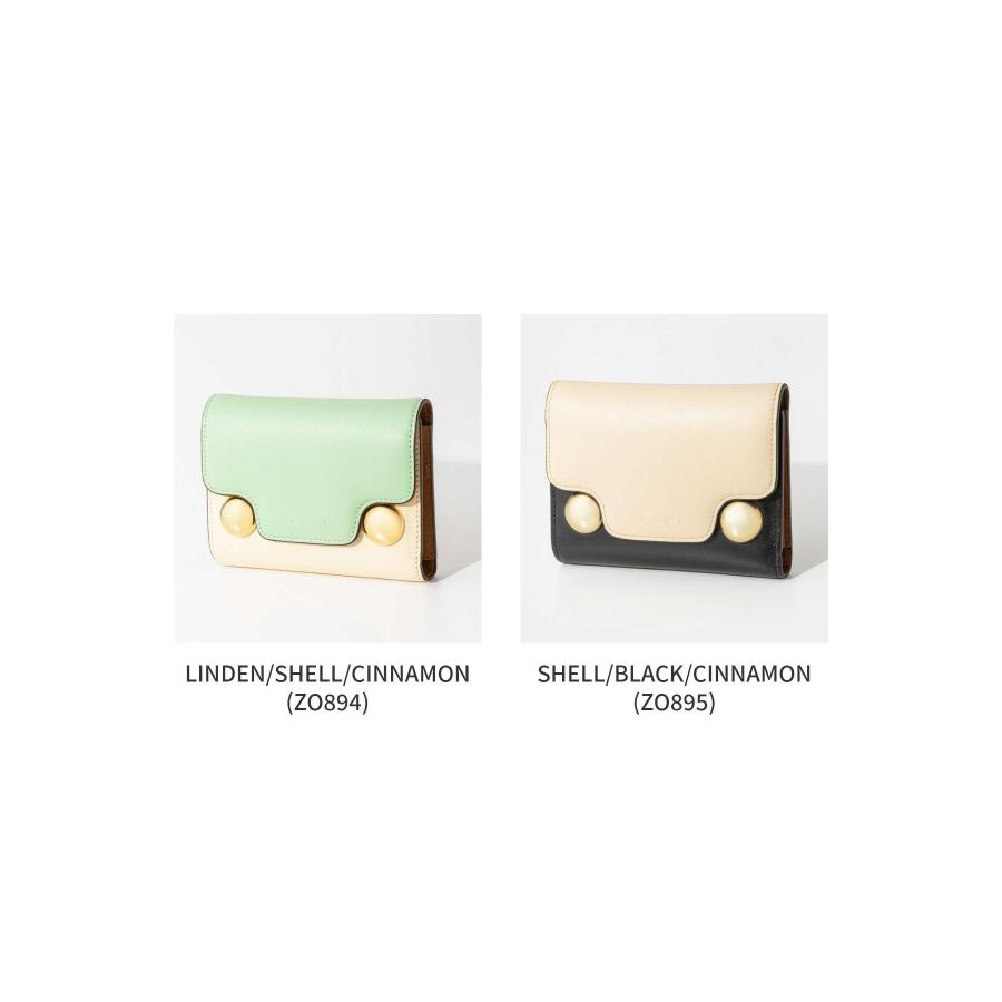 マルニ MARNI TRIFOLD WALLET 三つ折りウォレット PFMO0109U3 P6948 三つ折り財布 レディース 財布 爆買の画像