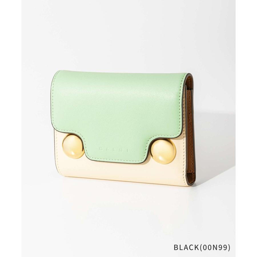 マルニ MARNI TRIFOLD WALLET 三つ折りウォレット PFMO0109U3 P6948 三つ折り財布 レディース 財布 爆買の画像