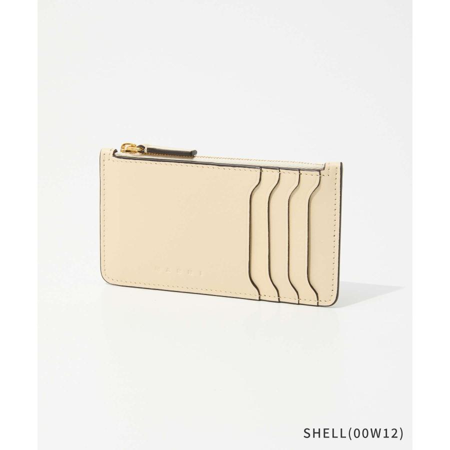マルニ MARNI ZIPPED CARD CASE ジップドカードケース LEATHER CARD CASE レザーカードケース PFMO0111U0 P6948 フラグメントケース レディース 財布 小 爆買 | MARNI | 12