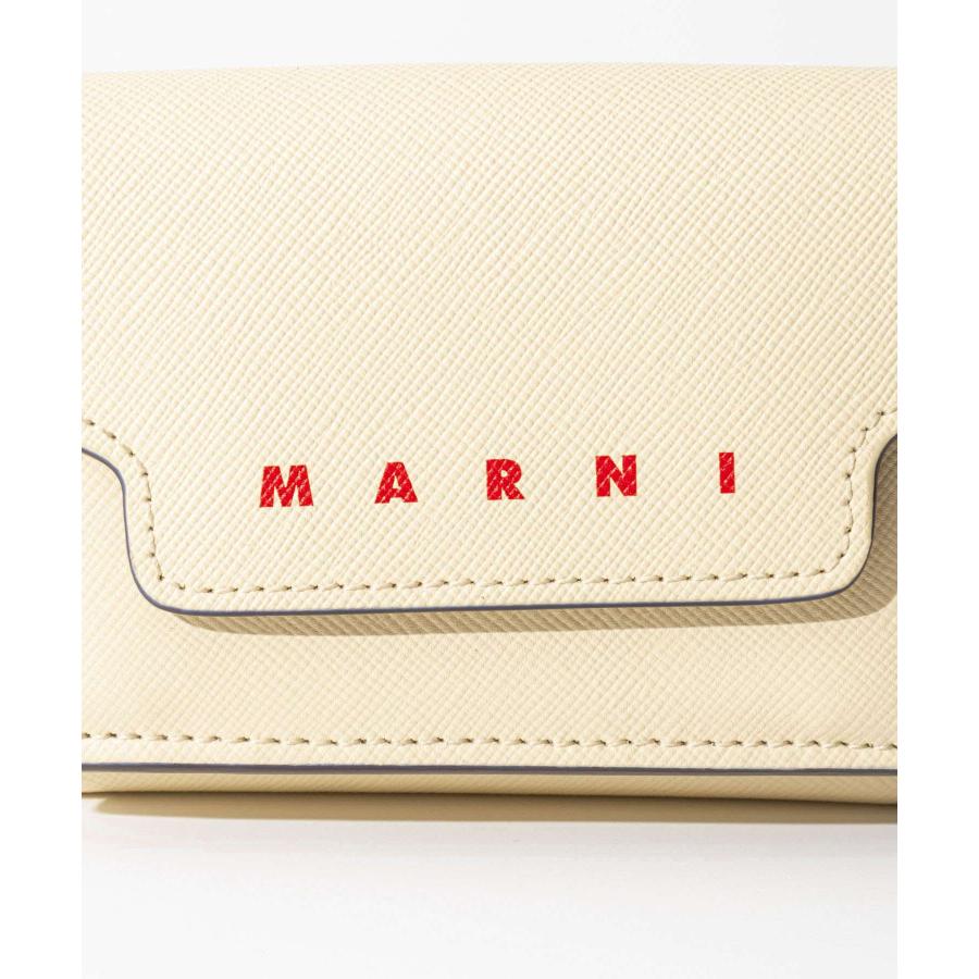 マルニ MARNI TRIFOLD BIG LOGO PFMO0125U0 LV520 三つ折り財布 MARNI マルニ TRIFOLD BIG LOGO トライフォールドビッグロゴ