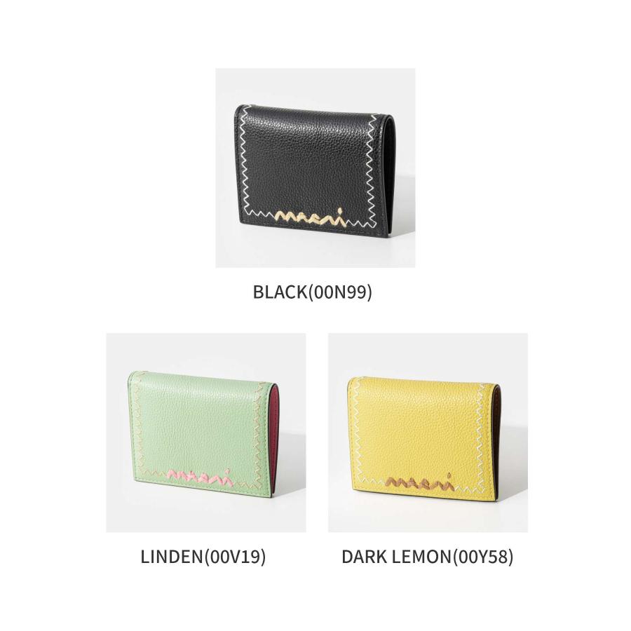 未使用に近い MARNI マルニ 二つ折り財布 バイフォールド コンパクト 箱付 brandparks_marni-0015