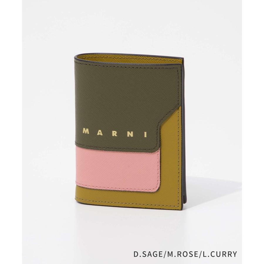 MARNI（マルニ） MARNI BIFOLD W/COIN PURSE サフィアーノレザー 二