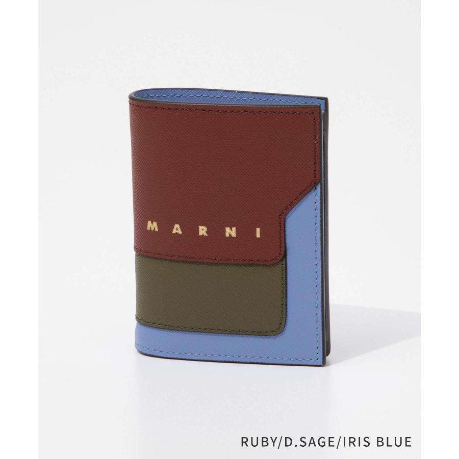 MARNI（マルニ） MARNI BIFOLD W/COIN PURSE サフィアーノレザー 二