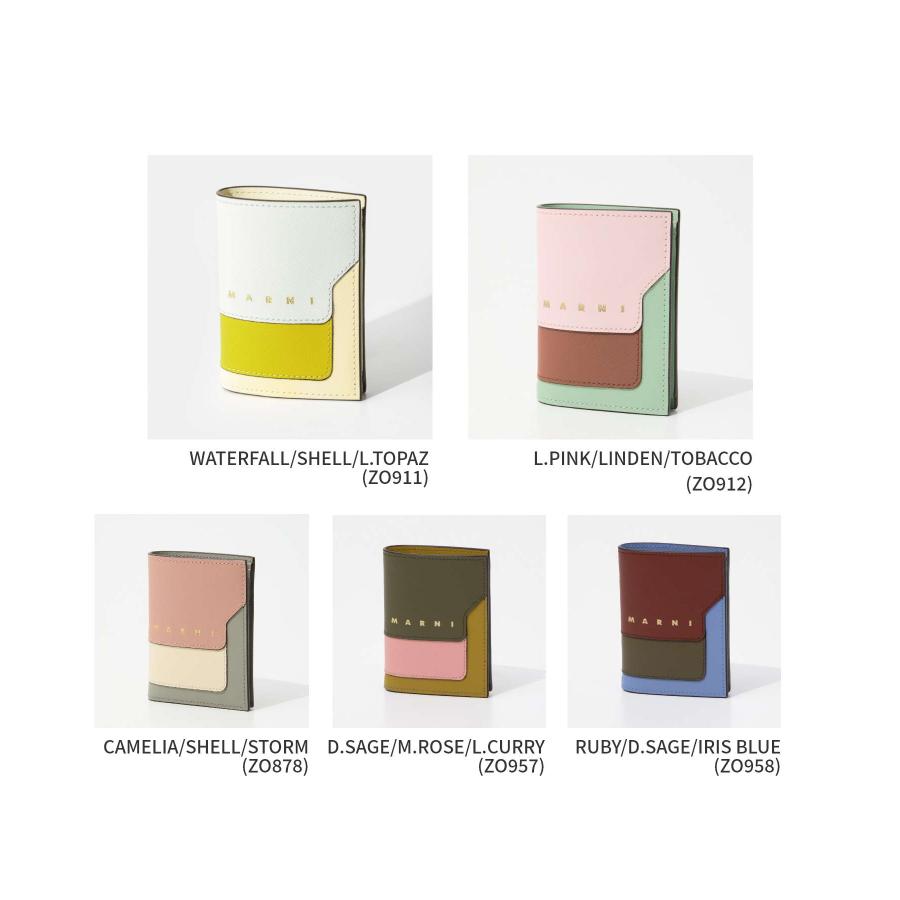 MARNI（マルニ） MARNI BIFOLD W/COIN PURSE サフィアーノレザー 二