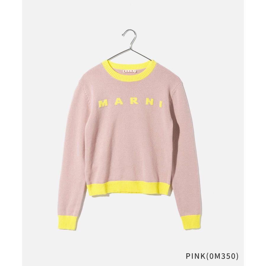 マルニ MARNI KIDS COLLECTION MK107AF キッズコレクション WOOL CASHMERE CREW NECK SWEATER 爆買 | MARNI | 12