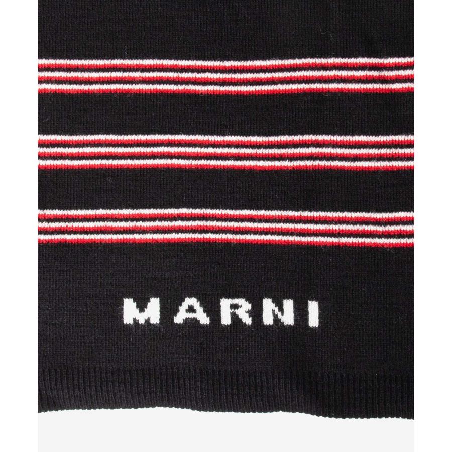 MARNI（マルニ） MARNI KIDS キッズ ストライプ ウール混紡 スカーフ