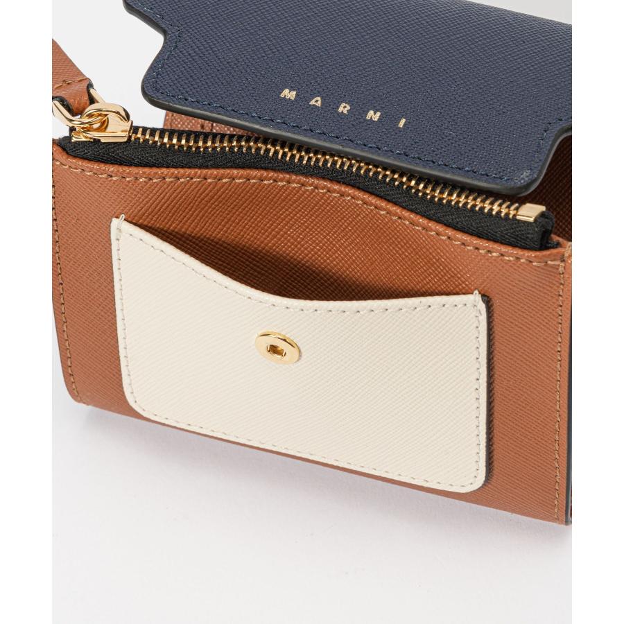 爆売りセール開催中 マルニ 財布 MARNI サフィアーノレザー製