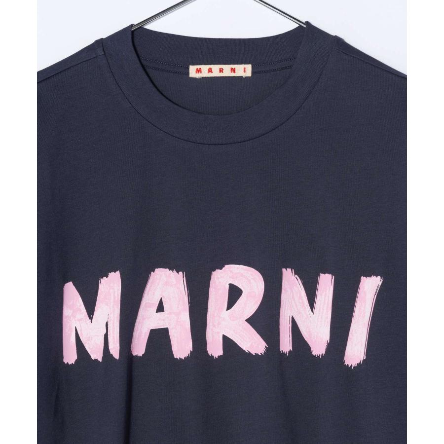 MARNI Tシャツ THJET49EPH USCS11 クルーネック ロゴT MARNI マルニ THJET49EPH USCS11 Tシャツ レディース トップス