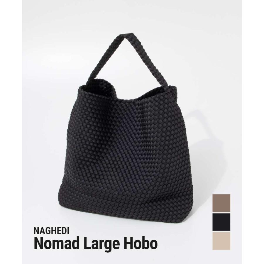 ナゲディ NAGHEDI Nomad Large Hobo ノマドラージホーボー SN04024LD トートバッグ メッシュ ネオプレン 編み込み レディース バッグ 爆買 | 