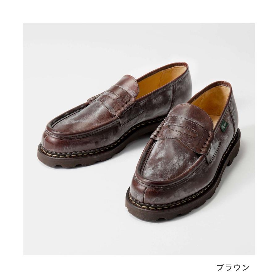 パラブーツ PARABOOT 099413 ビジネスシューズ REIMS ランス メンズ シューズ ローファー Lisse Cafe カフェ リスレザー ブラウン マロン 革靴｜u-stream｜02