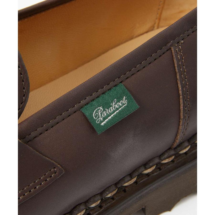 パラブーツ PARABOOT 099413 ビジネスシューズ REIMS ランス メンズ シューズ ローファー Lisse Cafe カフェ リスレザー ブラウン マロン 革靴 爆買の画像
