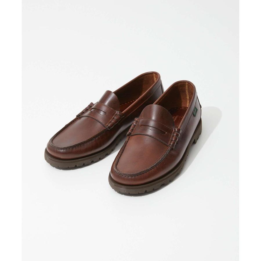 Paraboot パラブーツ コロー モカシン コインローファー 5.5 茶色 Paraboot パラブーツ ローファー CORAUX コロー 183303 メンズ
