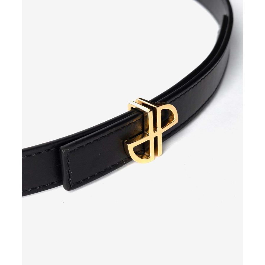 パトゥ PATOU THIN JP BELT レザー ベルト BE0025008 ロゴ モノグラム レディース ファッション小物 | PATOU | 02