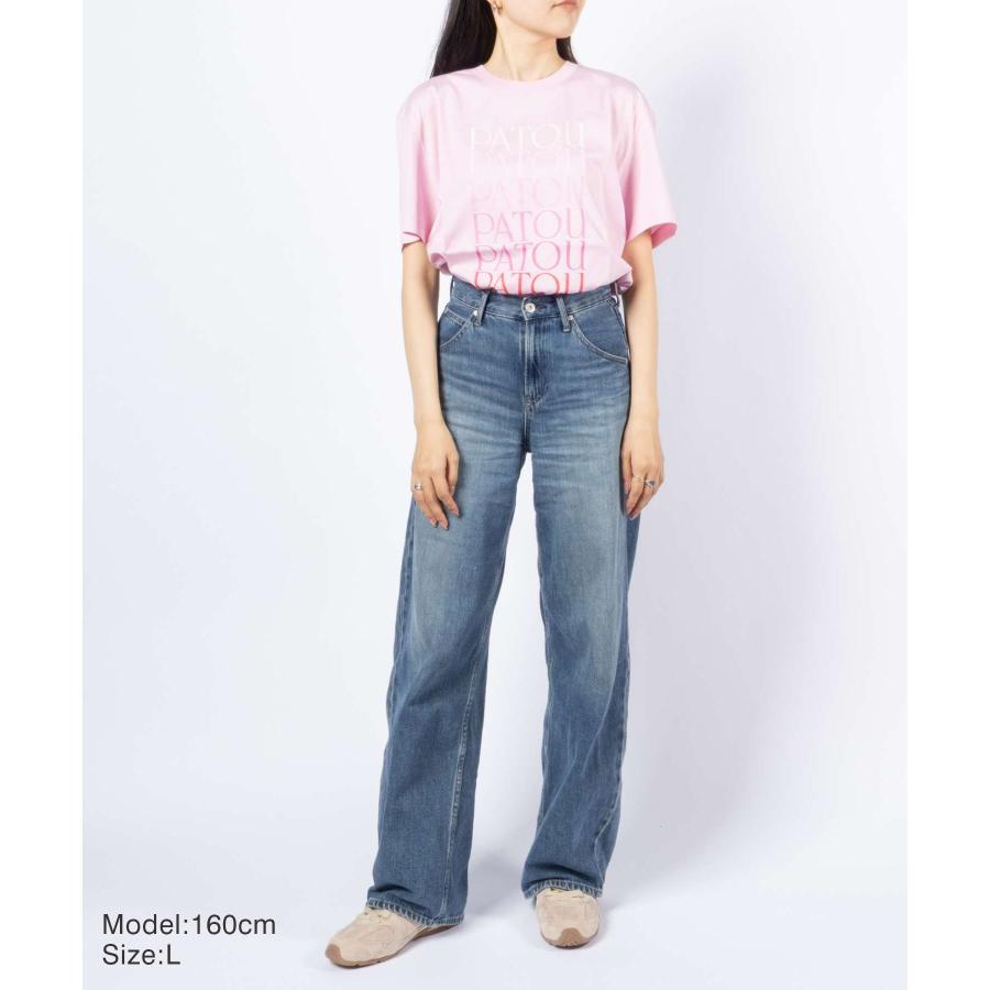 パトゥ PATOU TEE SHIRT オーガニックコットン ロゴ Tシャツ JE1129999 Tシャツ 半袖 レディース トップス | PATOU | 07