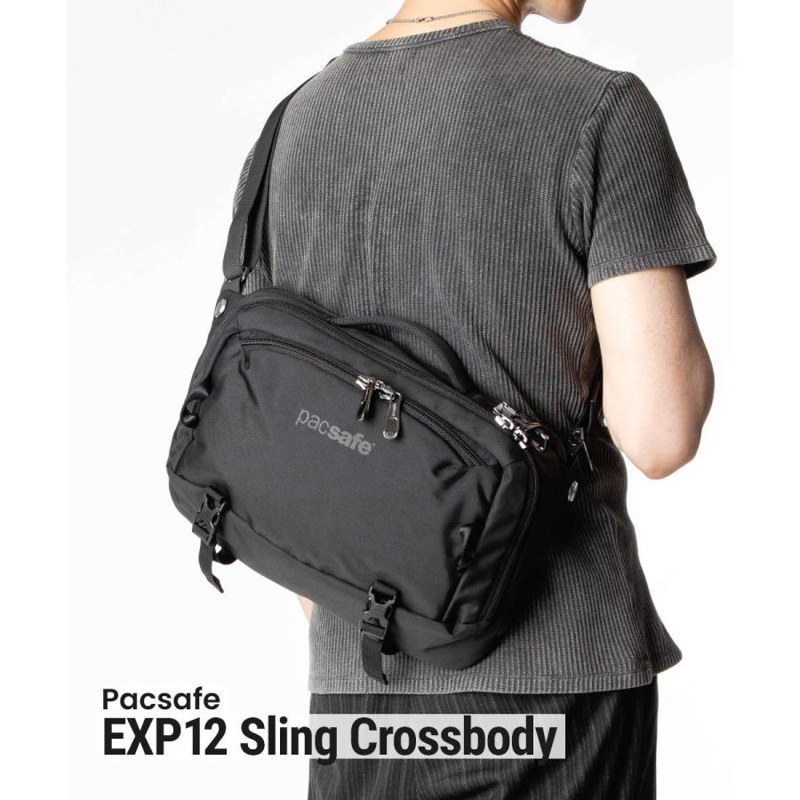 パックセーフ Pacsafe EXP12 Sling Crossbody 盗難防止 スリング クロスボディ バッグ 60311 ボディバッグ ショルダーバッグ 旅行 ユニセックス バッグ | PacSafe