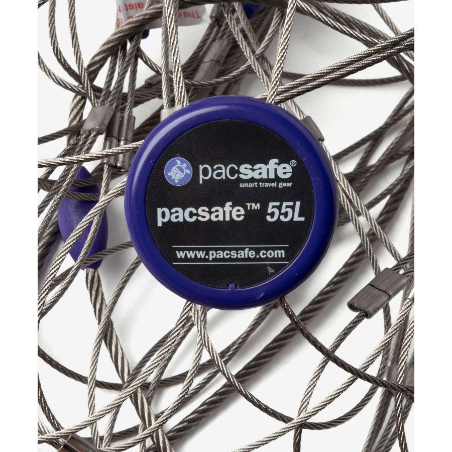 パックセーフ Pacsafe 55L backpack protector 盗難防止 バックパックプロテクター 10170 南京錠 ワイヤー ロック メッシュ セキュリティ 旅行 | PacSafe | 05