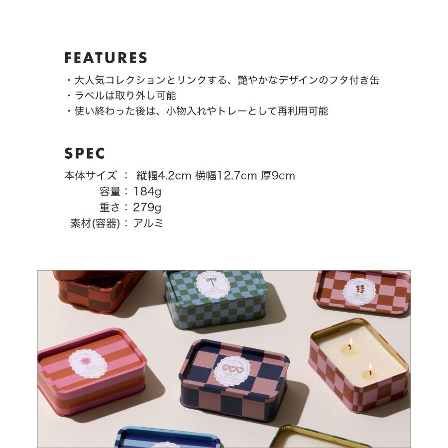 パディワックス PADDY WAX A Dopo ア ドーポ Tin Candle ティン キャンドル ルームフレグランス 6oz 184g 返品交換対象外 爆買 |  | 16