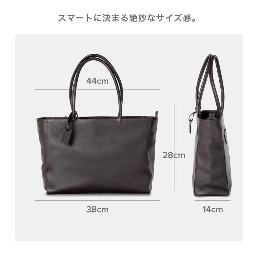 トートバッグ メンズ 通勤 本革 ビジネスバッグ 通学 就活 出張 鞄 A4 B4 レザー 書類 ノートパソコン 旅行 バック おしゃれ シンプル ノートpc 爆買 | GUIONNET | 15
