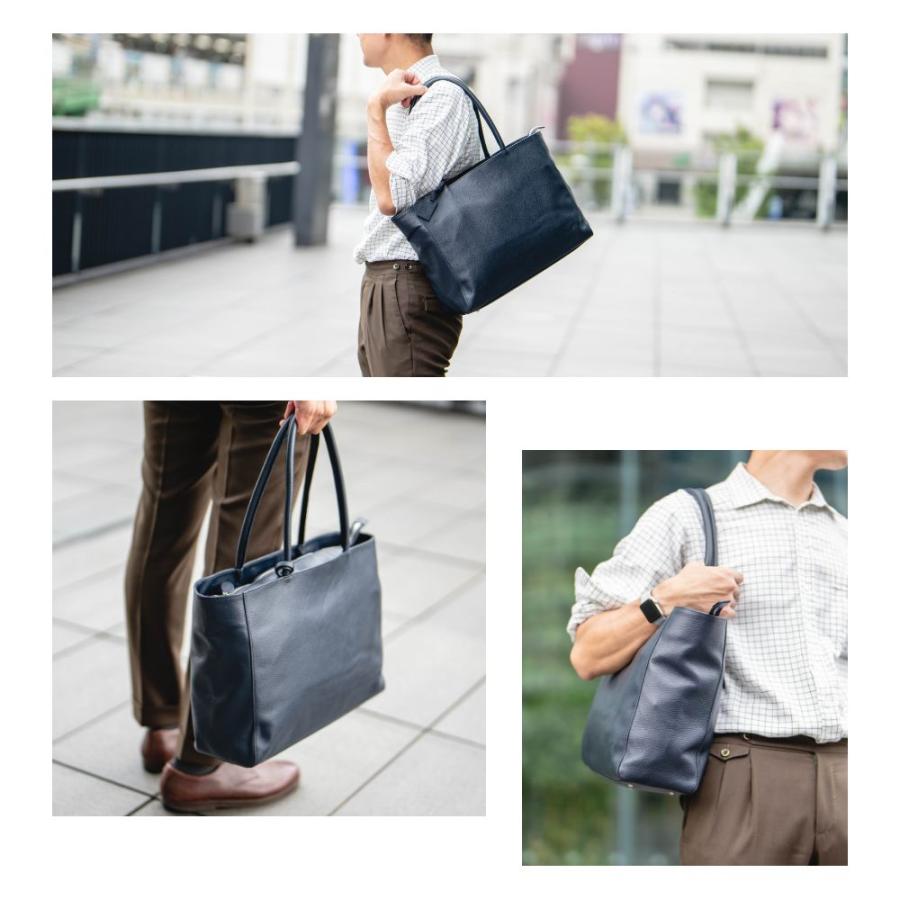 GUIONNET トートバッグ メンズ 通勤 本革 ビジネスバッグ 通学 就活