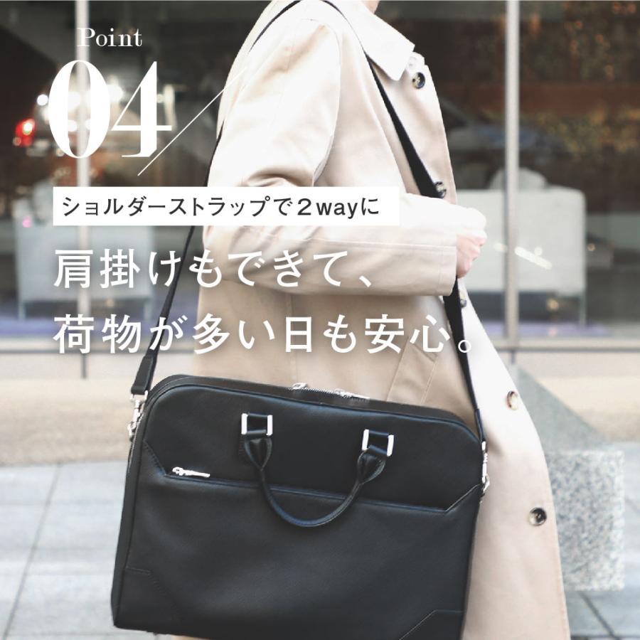 GUIONNET（ギオネ） ビジネスバッグ メンズ 本革 ブリーフケース 大