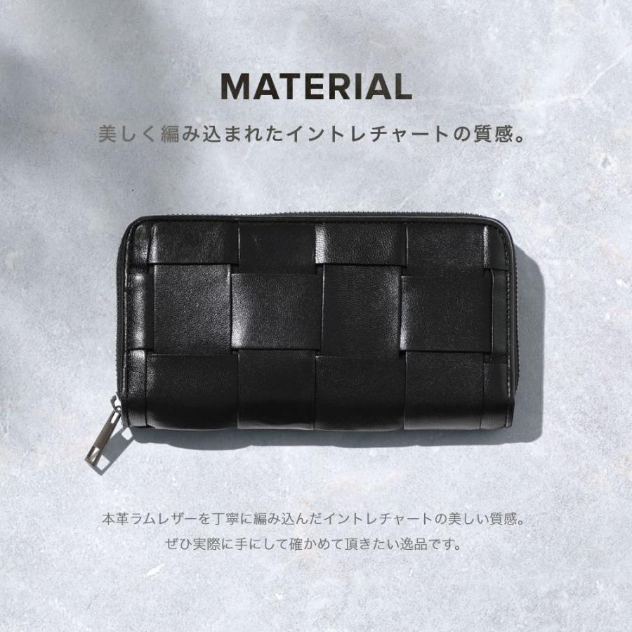 ギオネ GUIONNET 長財布 PG-101B BOLD TILE ボールドタイル 財布 ラムレザー 収納力 大容量 長サイフ イントレチャート ラム革 レザー長財布 | GUIONNET | 13
