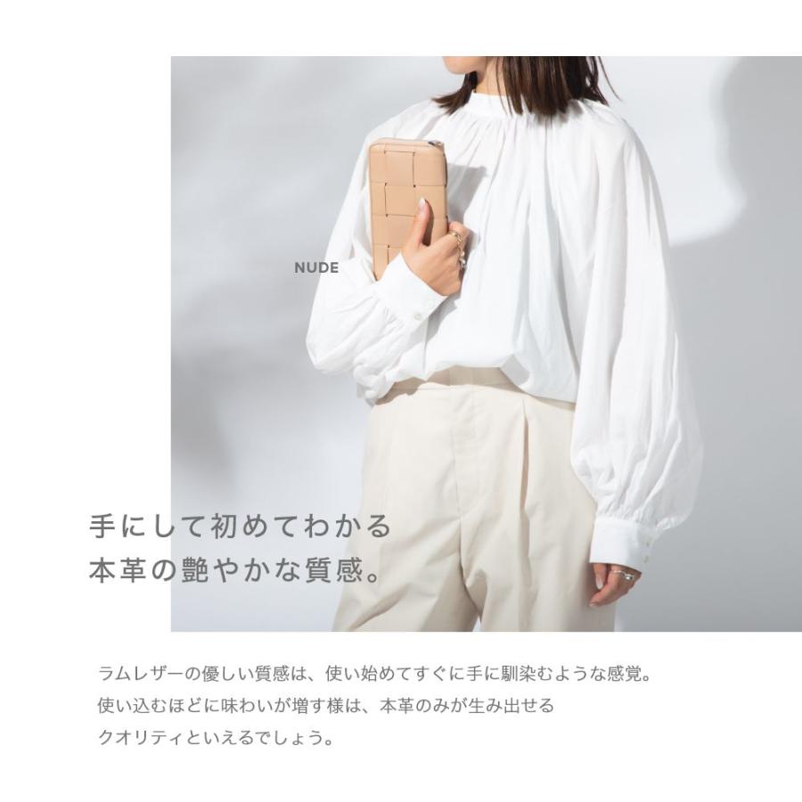 ギオネ GUIONNET 長財布 PG-101B BOLD TILE ボールドタイル 財布 ラムレザー 収納力 大容量 長サイフ イントレチャート ラム革 レザー長財布 | GUIONNET | 14