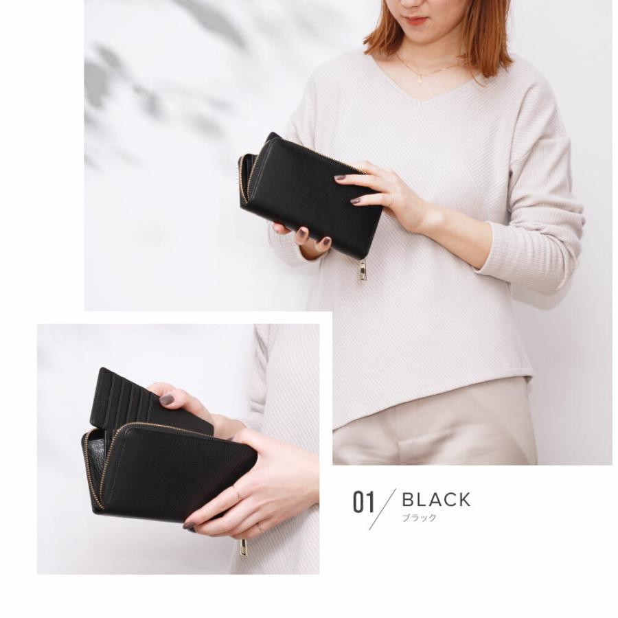 長財布 レディース 本革 カードケース フラグメントケー ラウンドファスナー カード入れ ペア ギフト プレゼント 爆買 | GUIONNET | 12