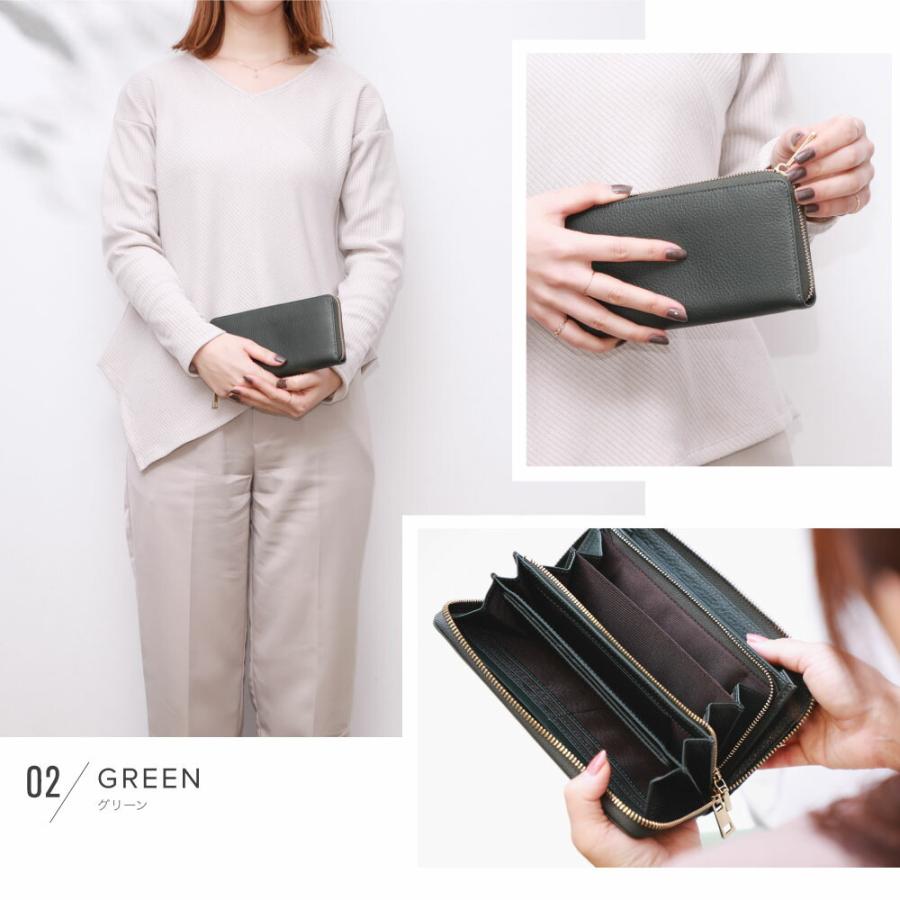 長財布 レディース 本革 カードケース フラグメントケー ラウンドファスナー カード入れ ペア ギフト プレゼント 爆買 | GUIONNET | 13