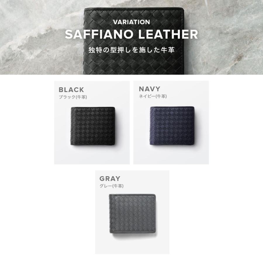 ギオネ GUIONNET 二つ折り財布 PG201 TINY TILE BI-FOLD WALLET タイニータイル 折りたたみ 牛革 ラム革 レザー メンズ レディース 財布 | GUIONNET | 29