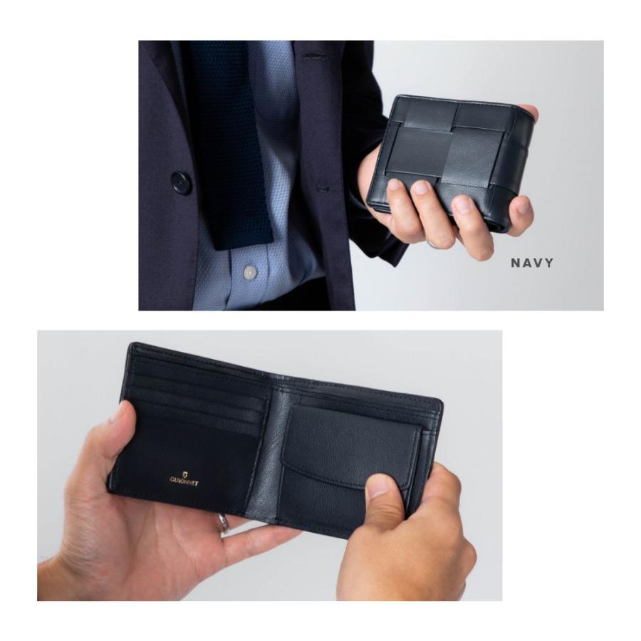 ギオネ GUIONNET 二つ折り財布 PG201 TINY TILE BI-FOLD WALLET タイニータイル 折りたたみ 牛革 ラム革 レザー メンズ レディース 財布 | GUIONNET | 31