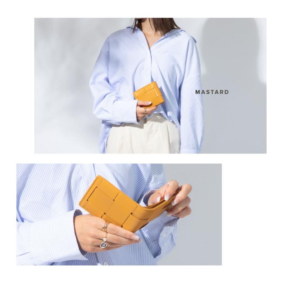 ギオネ GUIONNET 二つ折り財布 PG201 TINY TILE BI-FOLD WALLET タイニータイル 折りたたみ 牛革 ラム革 レザー メンズ レディース 財布 | GUIONNET | 32