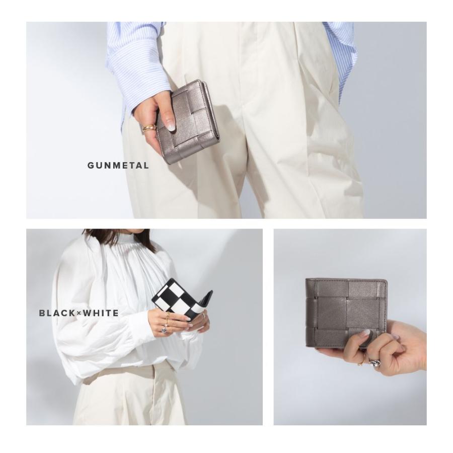 ギオネ GUIONNET 二つ折り財布 PG201 TINY TILE BI-FOLD WALLET タイニータイル 折りたたみ 牛革 ラム革 レザー メンズ レディース 財布 | GUIONNET | 33