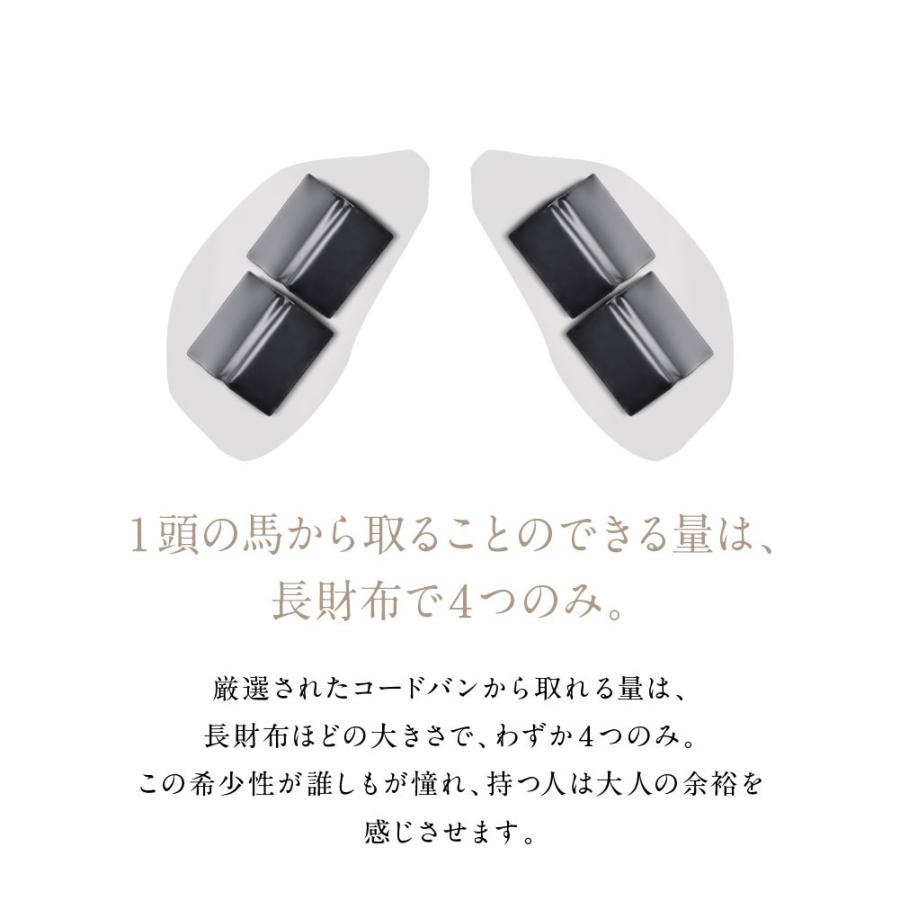 長財布 日本製 コードバン 高級皮革 ロングウォレット 宮内レザー レザー メンズ レディース サイフ 小銭入 本革 財布 二つ折り プレゼント ギフト 父の 爆買 | GUIONNET | 17