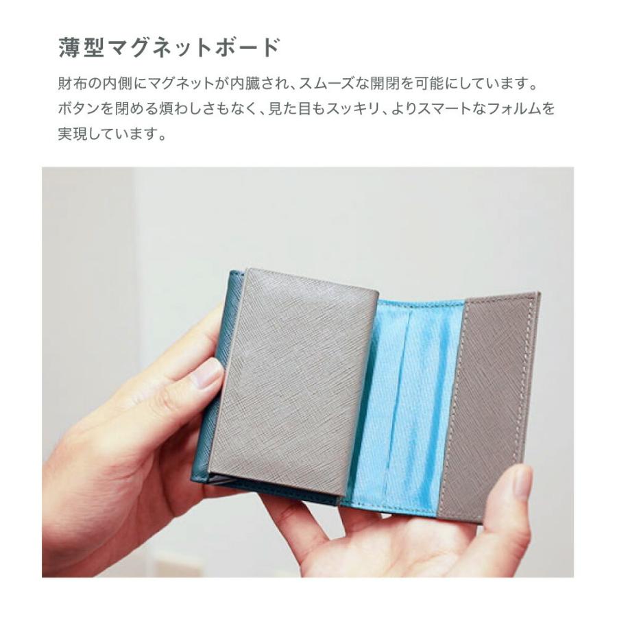 GUIONNET 三つ折り財布 メンズ コンパクト財布 レディース ミニ GUIONNET 三つ折り財布 メンズ コンパクト財布 レディース ミニ