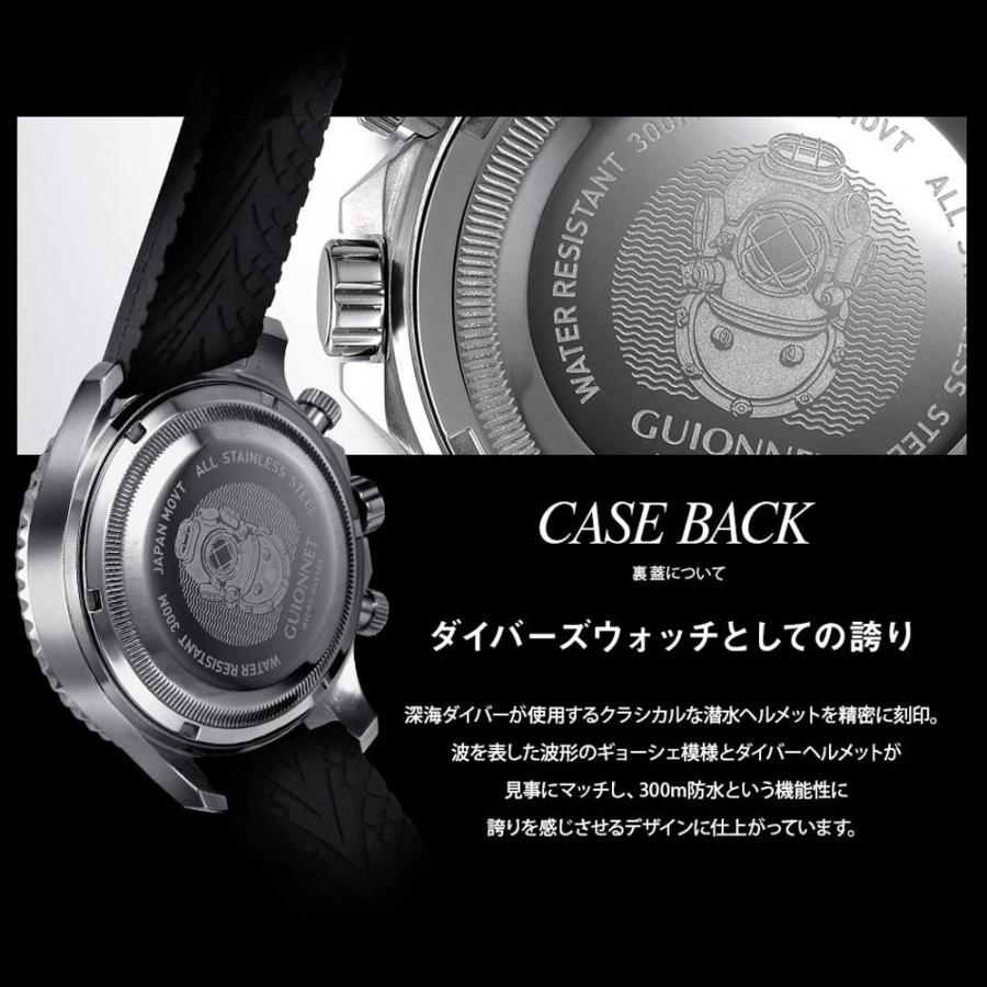 ◆◇美品◆◇GUIONNET ギネオ ハイドロマスター HD300 自動巻き オートマチック メンズ 腕時計 グリーン GUIONNET ギオネ 腕時計 メンズ メンズ腕時計 メンズウォッチ 男性用