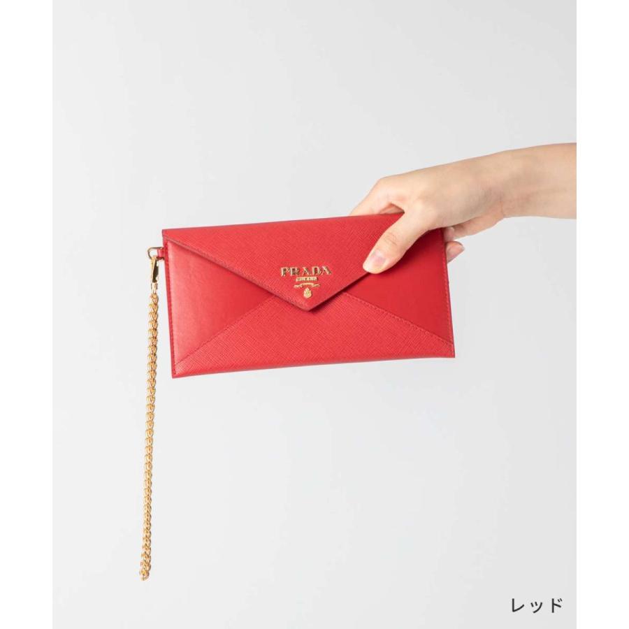 PRADA プラダ 1MF002 ポーチ レディース レター型フラットポーチ